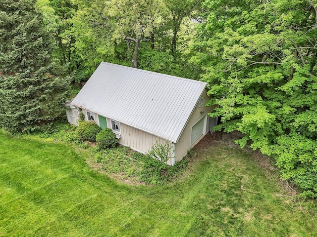 1859 Hardscrabble Rd, Alexandria, OH 43001 - aerial view of property and surrounding area with a heavily wooded area