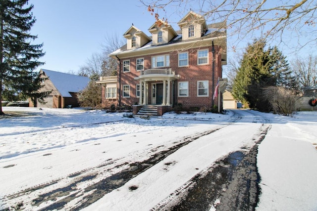 view of colonial house