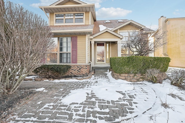 view of front of home