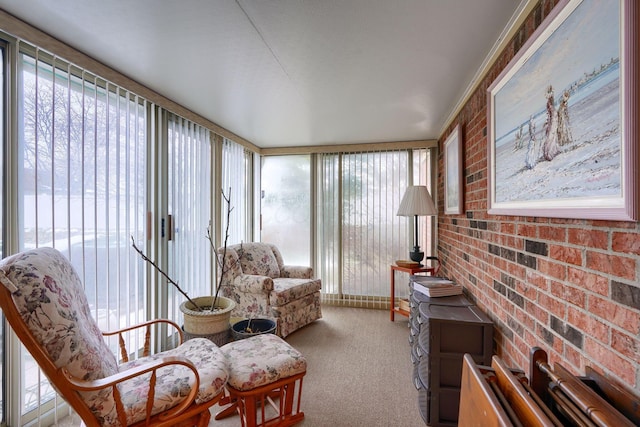 sunroom / solarium featuring plenty of natural light