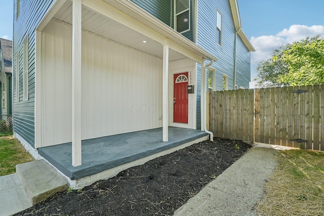 view of entrance to property