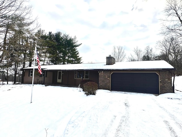 view of ranch-style home