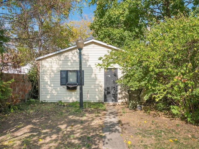 view of side of property