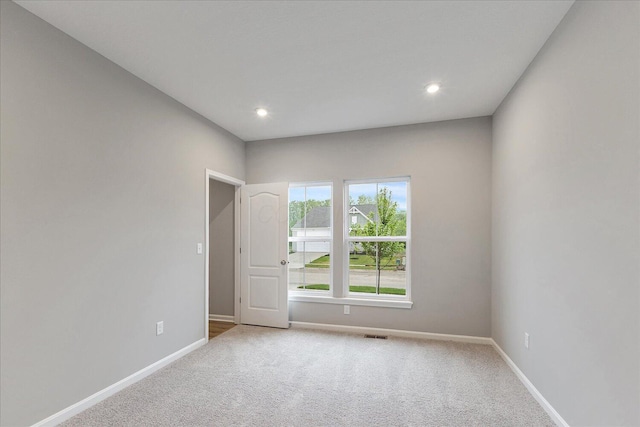 1208 Heathgate Way, Fairborn, OH 45324 - carpeted empty room featuring baseboards and recessed lighting