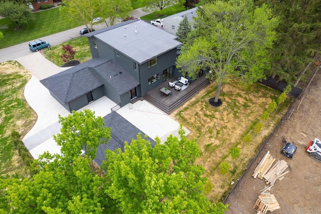 aerial view