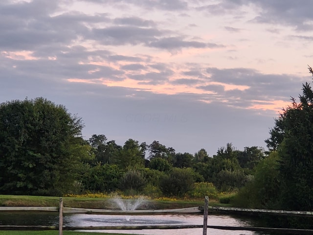 property view of water