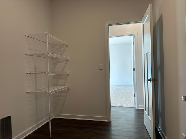 interior space featuring dark wood finished floors