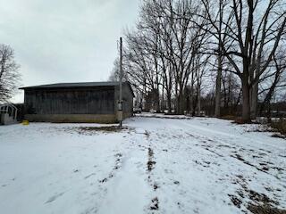 view of snowy yard