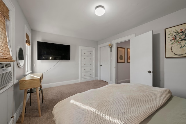 bedroom featuring carpet floors