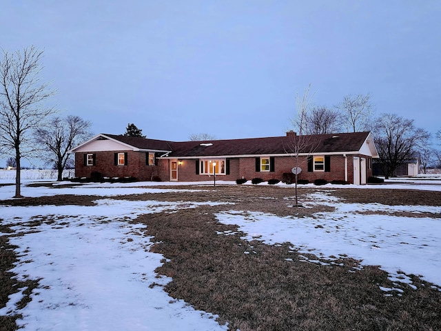 view of front of home