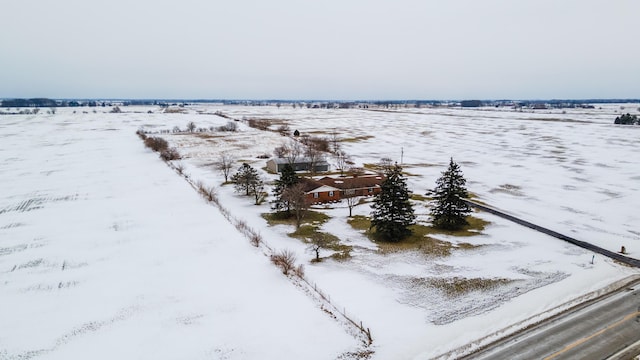 property view of water with a rural view