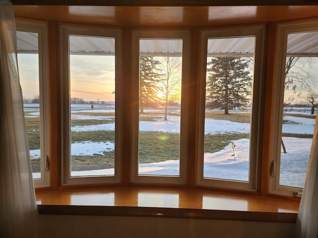 doorway to outside with a wealth of natural light