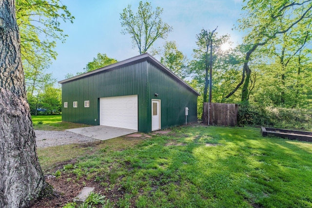 1750 Stoneybrook Way, Blacklick, OH 43004 - view of side of property with a detached garage and an outbuilding