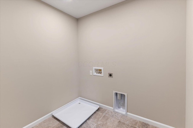 1221 Heathgate Way, Fairborn, OH 45324 - washroom featuring hookup for a washing machine, hookup for an electric dryer, and baseboards