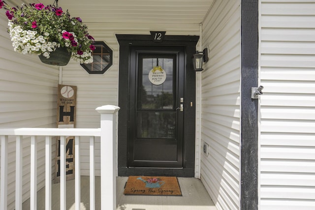 view of property entrance