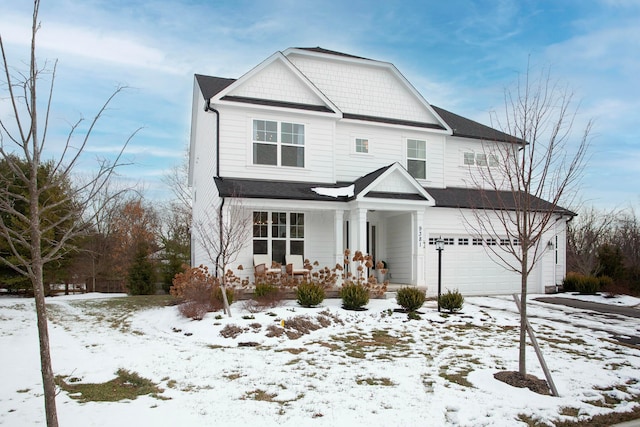 front of property with a porch