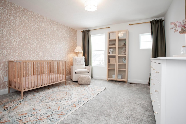 unfurnished room featuring carpet floors