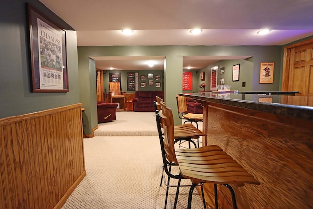 bar with carpet floors