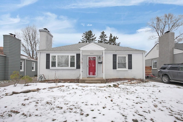 view of bungalow-style home