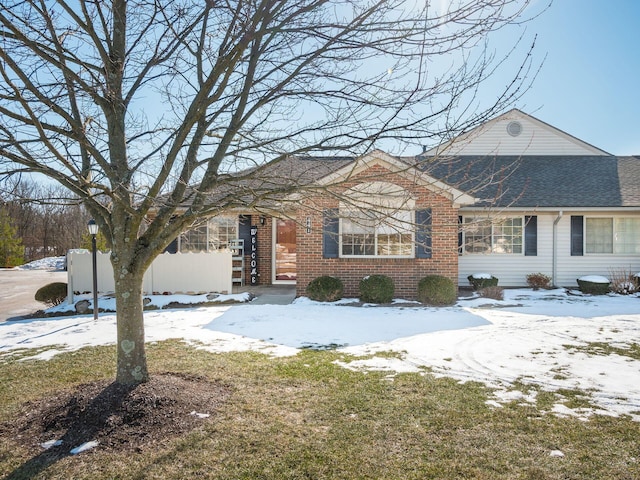 view of ranch-style home