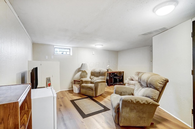 interior space featuring light hardwood / wood-style floors