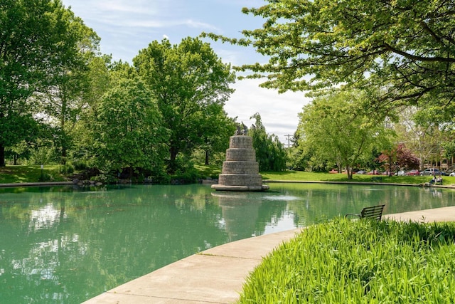 view of water feature