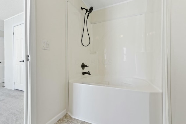 bathroom featuring shower / bath combination