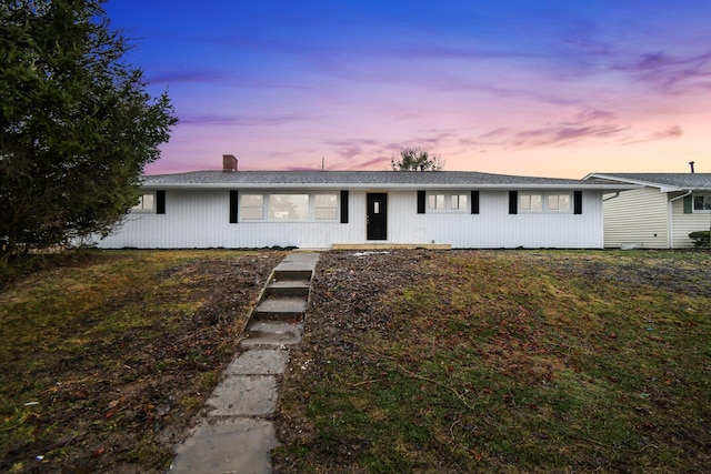 view of ranch-style home