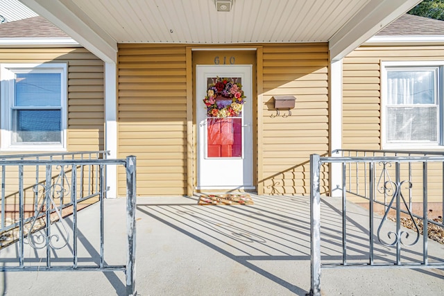 view of entrance to property