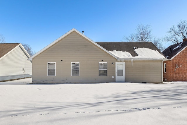 view of back of property