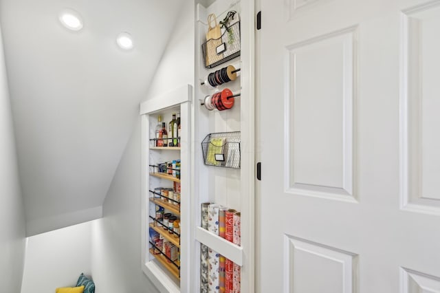 view of pantry