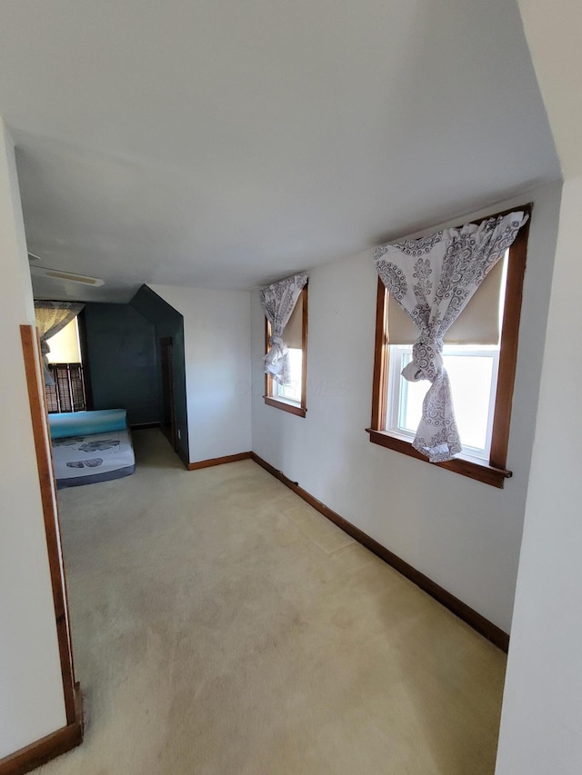 bonus room with carpet floors