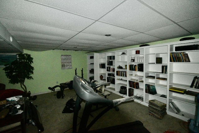 view of exercise area