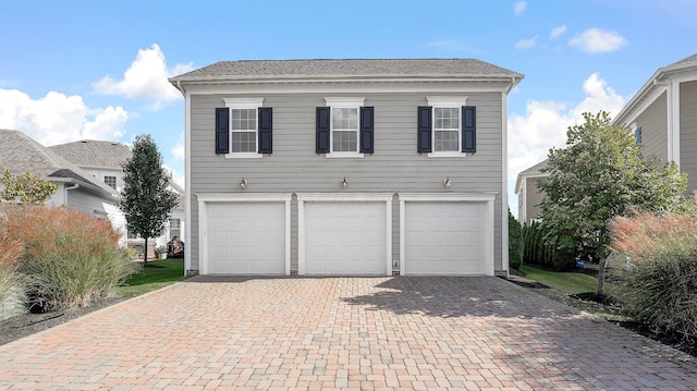 front facade featuring a garage