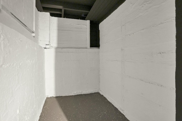 view of basement