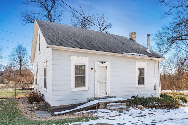 view of bungalow-style house