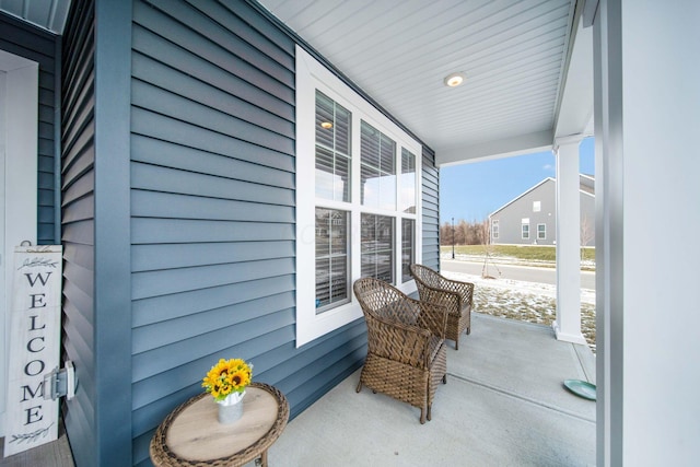 view of patio / terrace featuring a porch