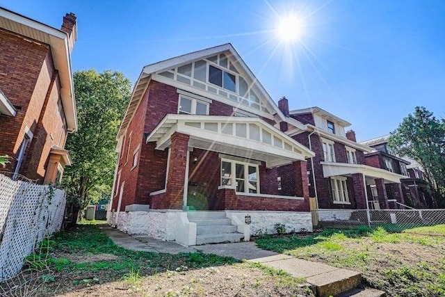 view of front of property