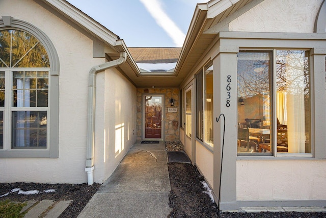 view of entrance to property