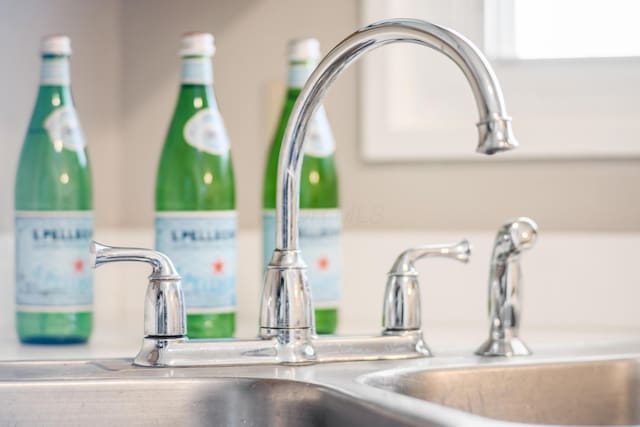 interior details featuring sink