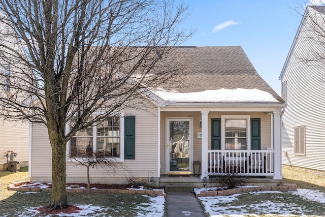 view of bungalow-style home