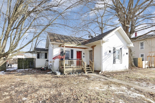 view of bungalow-style house