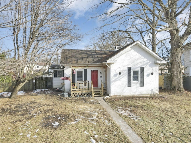 view of bungalow-style home