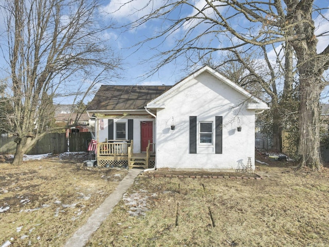 view of bungalow-style house