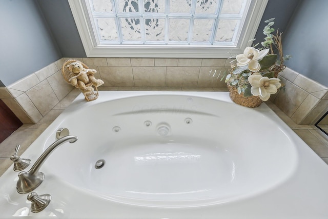 interior details with a bathtub