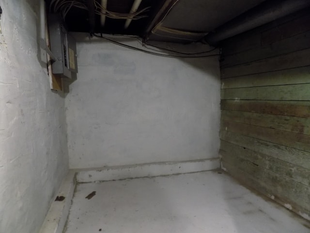 view of basement