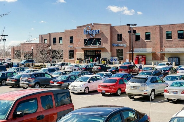 view of parking / parking lot