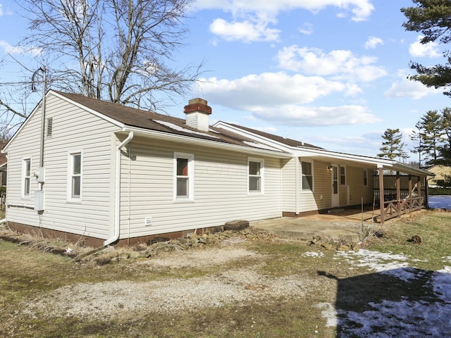 view of rear view of house