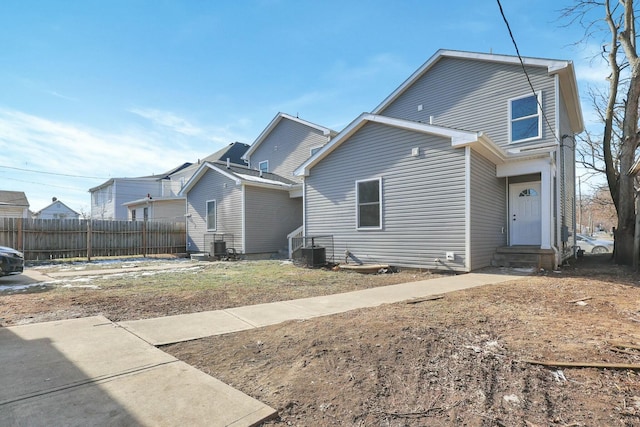 view of back of property