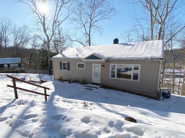 view of ranch-style home